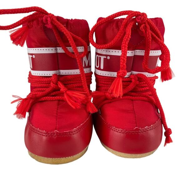 Moon Boots Mini in Red Toddler Kids Size EU 19/22 - Picture 4 of 9